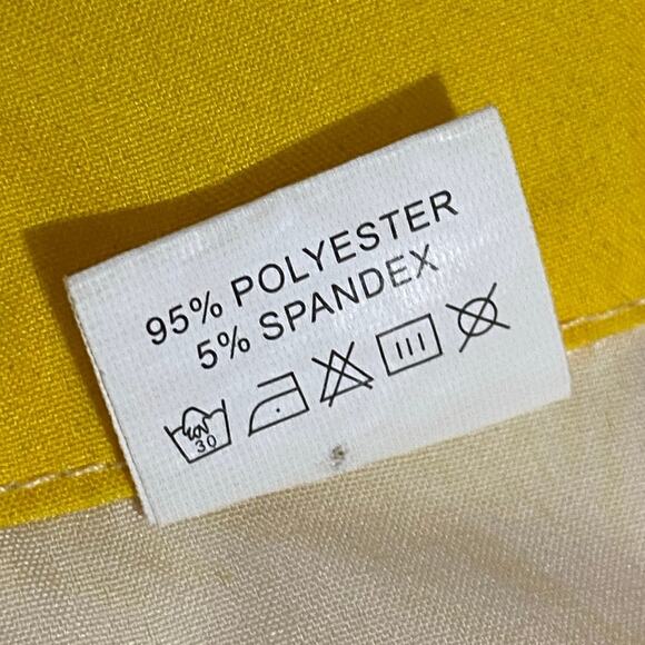 UCF Button Up Shirt Mens Size Large Yellow Black Blue Polyester Spandex - Picture 8 of 10